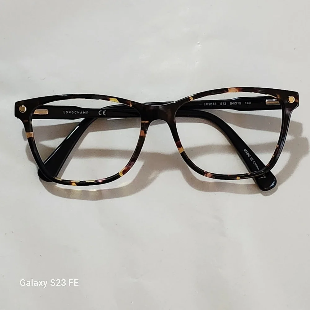 Longchamp LO2613 Eyeglasses Women 54-15-140 Brown Tortoise Square Frames Only